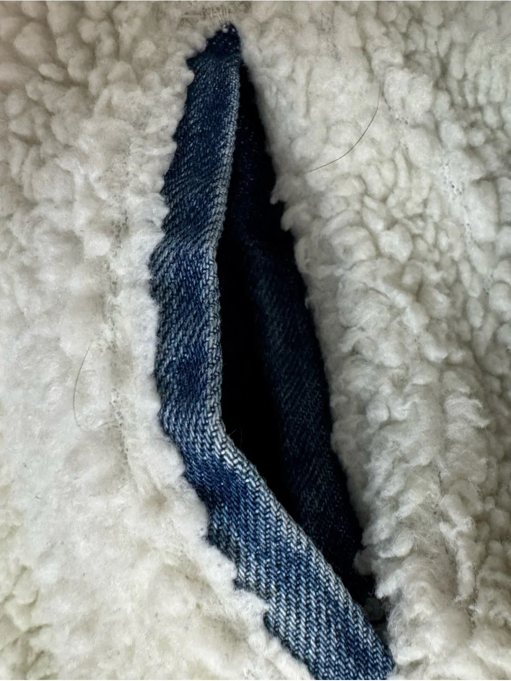 Levi's Men's Denim Type III Sherpa Lined Trucker Jacket EUC